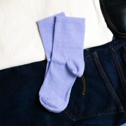 BAILEE CLASSICS hohe Socken in blau aus Baumwolle