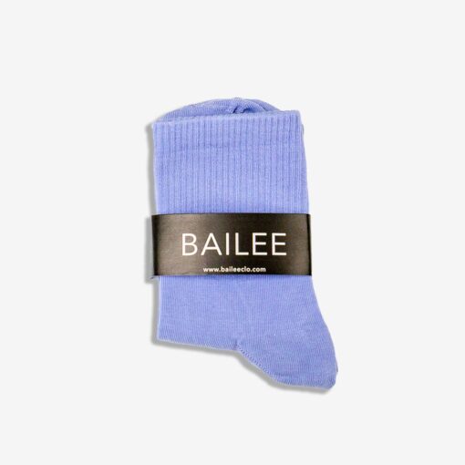 BAILEE CLASSICS hohe Socken in blau aus Baumwolle