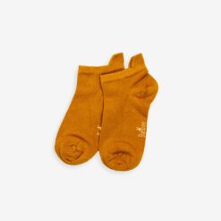 Bamboo Kurzsocken in Kürbisfarbe für Damen